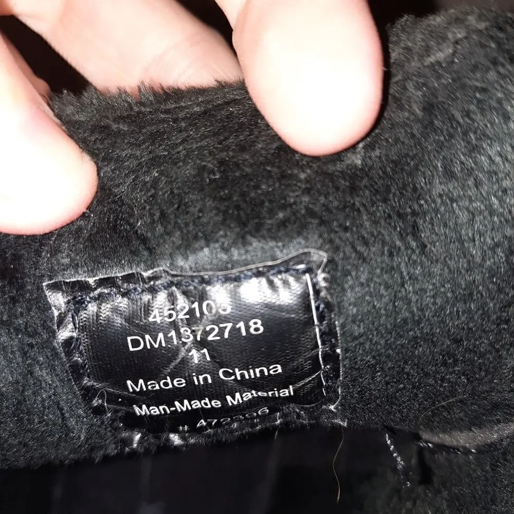 Fleece lined boots